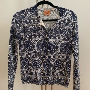 Tory Burch Tribal Printed Cardigan